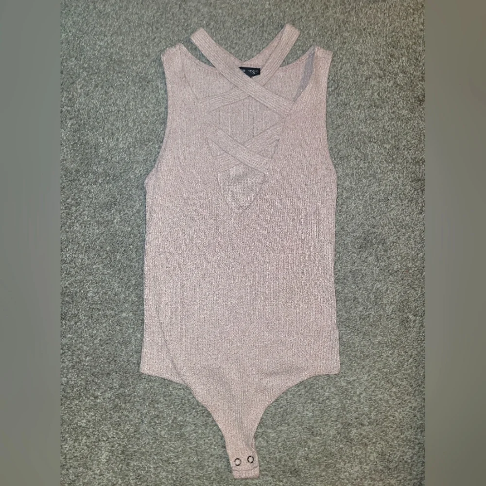 Express deep V cross front bodysuit - Picture 1 of 4